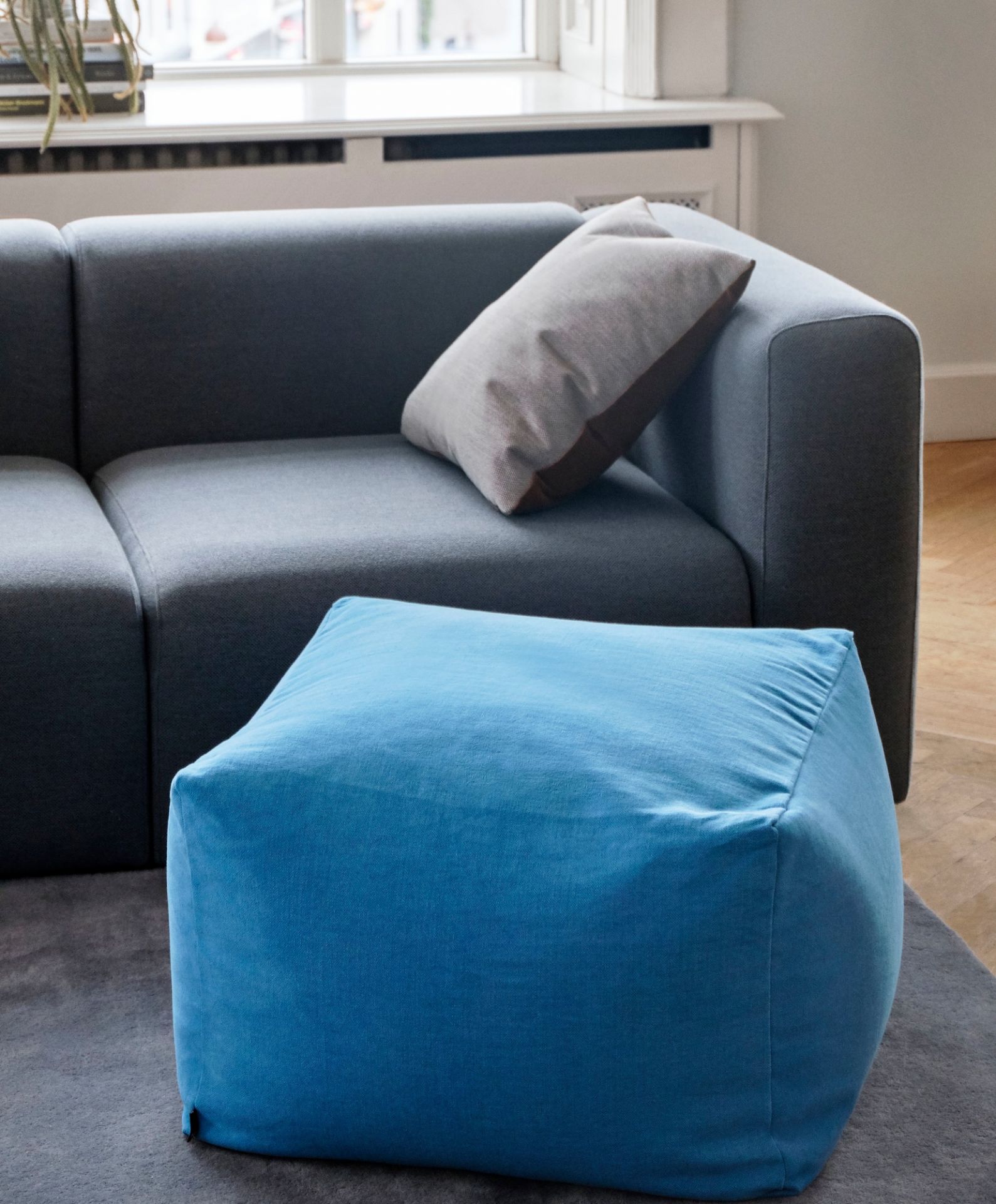 Hay pouffe on sale